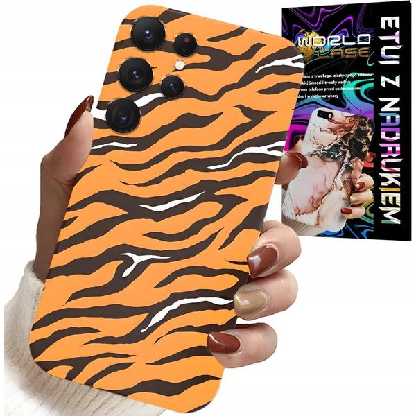 Etui Per Samsung Galaxy S23 Ultra - Tiger Passage Cover + File-image