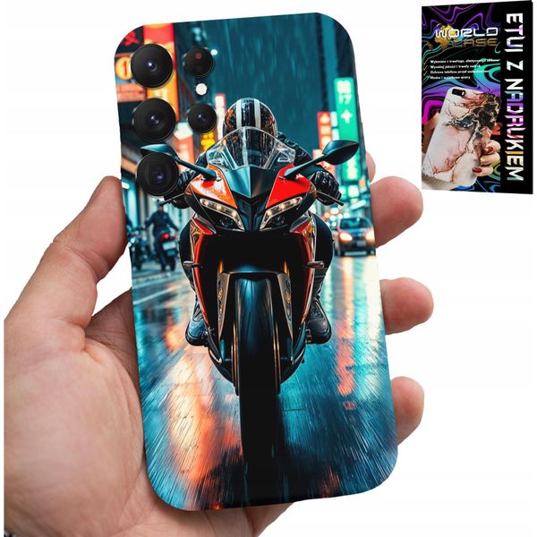 Custodia Per Samsung Galaxy S24 Ultra - Moto, Moto Uniciclo Disegni + Vetro-image