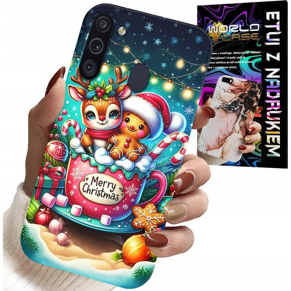 Custodia Per Samsung Galaxy A21 - Renna Di Pan Di Zenzero Buon Natale-image