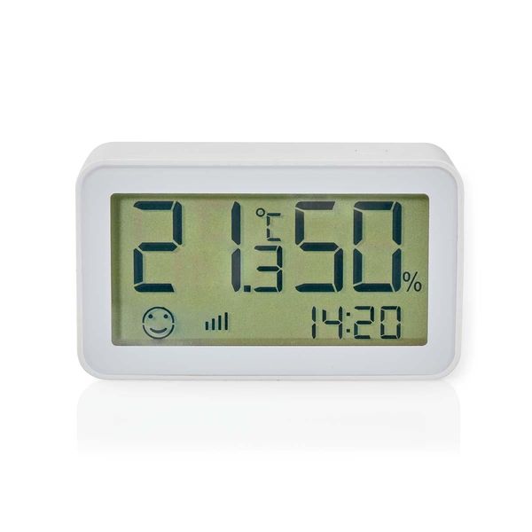 Sensore Climatico Nedis Smartlife - Zigbee 3.0 - Funzionamento A Batteria - Android / Ios - Bianco-image