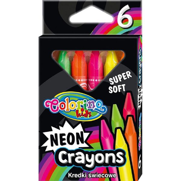 Colorino Matite A Candela Triangolari Al Neon 6K Colorino No 2050-image