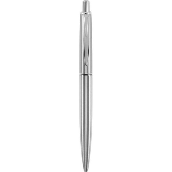 Midocean - Penna A Pulsante "Graz"" MO1848 (Taglia Unica) (Argento Opaco)"-image