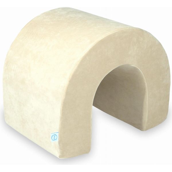 Tunnel Da Gioco In Schiuma Beige Morbida E Vellutata-image