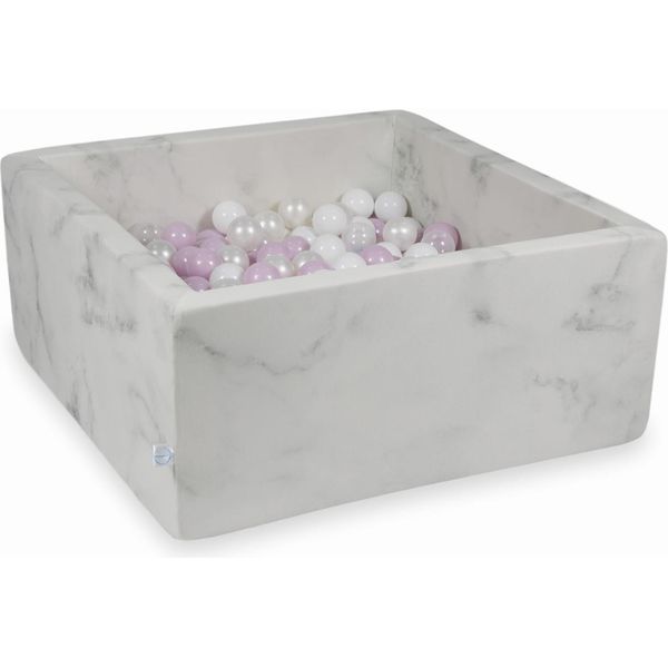 Bacino Di Asciugatura 90X90X40 In Marmo Con Perline 400 Pezzi: Perlina Rosa Chiaro, Bianca, Trasparente, Perlina-image