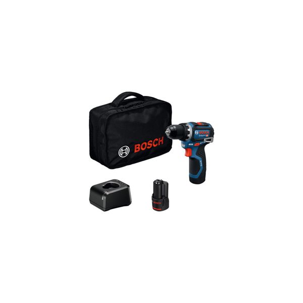 Bosch Akku-Bohrschrauber Gsr 12V-32, 2 X Gba 12V 2.0Ah, Werkzeugtasche (06019N7003)-image