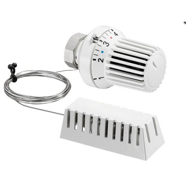 Oventrop (Uni Xh) Thermostat M.FernfüHl. FlüSsigfüHler, Mit Nullstellung, Weiß-image