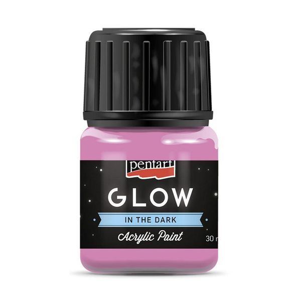Pentart Vernice Acrilica Fosforescente Rosa Fosforescente 30 Ml-image