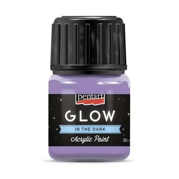 Pentart Vernice Acrilica Fosforescente Viola 30 Ml-image