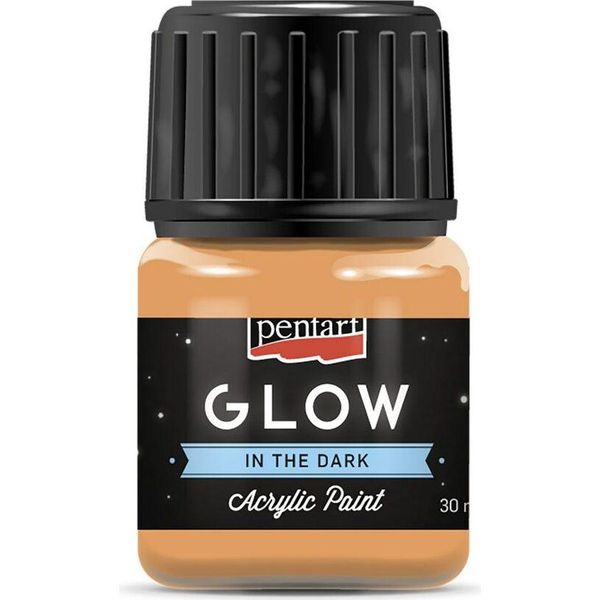 Pentart Colore Acrilico Fosforescente Arancione Fosforescente 30 Ml-image