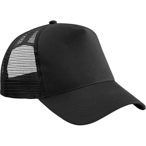 Beechfield - Cappello Trucker Snapback Per Bambini BC5098 (Taglia Unica) (Nero)-image