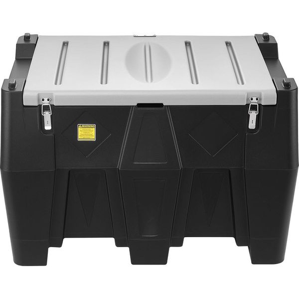 Succebuy Serbatoio Portatile Per Gasolio, Capacità 484,5 L E Portata 45 L/Min, Serbatoio Per Carburante Con Pompa Da 12 V E Tubo Flessibile Da 4 M, Serbatoio Da Trasporto Per Gasolio, Nero-image