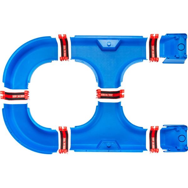 Succebuy Tavolo D'acqua Con Set Di Giochi D'acqua, Giocattolo Da Esterno Per Bambini Dai 3 Anni In Su, Parco Acquatico Estivo Con 39 Accessori Per Giardino, Prato E Spiaggia-image
