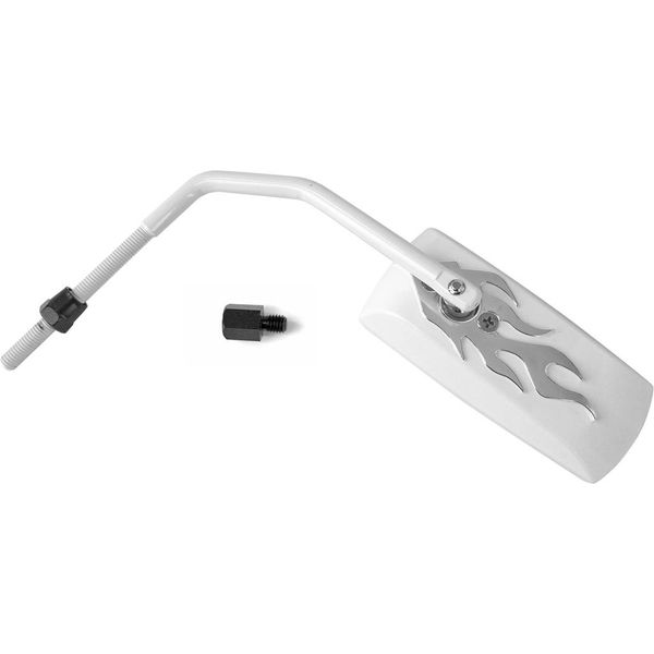 Specchio Retrovisore Tnt Flammen Universale, Bianco/Cromo, 88210-KPR-900-image