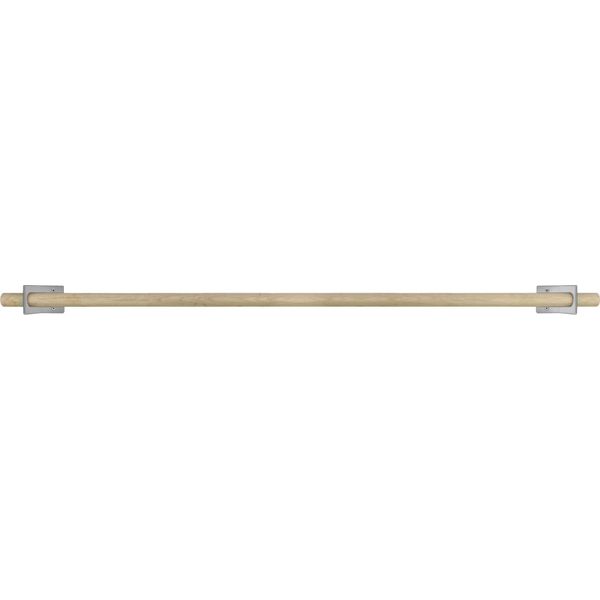 Natural Goods Berlin Gard Knic Grigio, Appendiabiti, Appendiabiti, Asta Rotonda In Rovere 100 Cm, 2 Pezzi-image