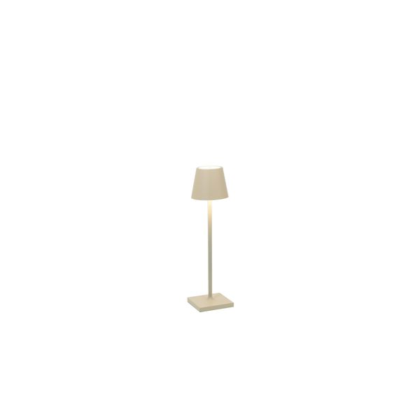Lampada A Led Da Tavolo Poldina Pro Micro Sabbia Ricaricabile E Dimmerabile Con Batteria Fino A 12 Ore-image
