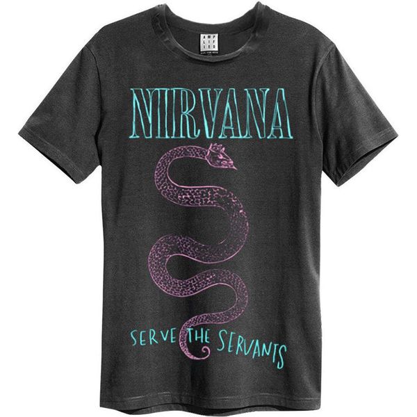Amplified - Maglietta "Serve The Serpents"" Per Uomo/Donna Unisex GD243 (Xs) (Antracite)"-image