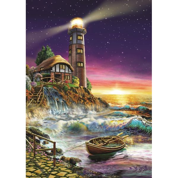 Art Puzzle Puzzle Sunset At The Lighthouse 500 Pezzi-image