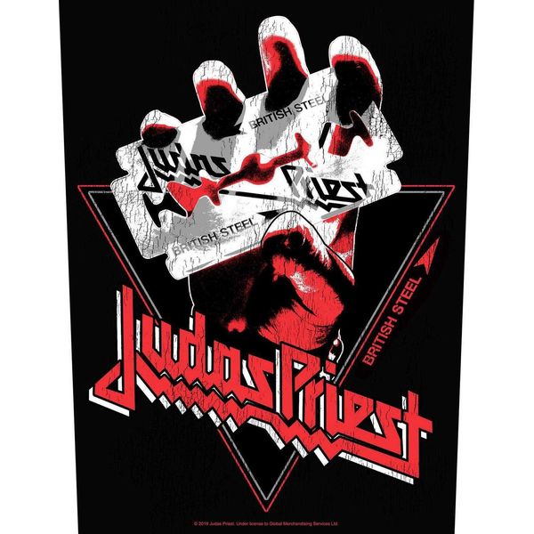 Judas Priest - Vintage - Patch "British Steel"" RO4976 (Taglia Unica) (Nero/Rosso)"-image