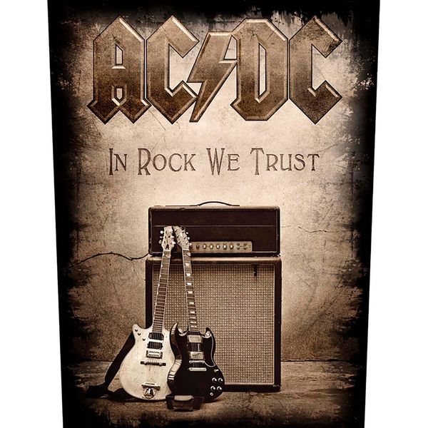 Ac/Dc - Toppa "In Rock We Trust"" RO6763 (Taglia Unica) (Nero/Marrone)"-image