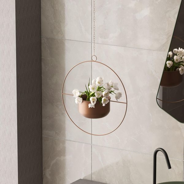 Evila Originals, Payanda - Copper, Vaso Decorativo, Rame, 100 % Metallo, 40 X 17 X 40 Cm-image