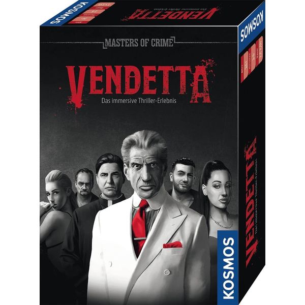 Kosmos Masters Of Crime - Vendetta, Krimi-Spiel, Kooperatives Spiel, Gesellschaftsspiel, Ab 14 Jahren, 683825-image