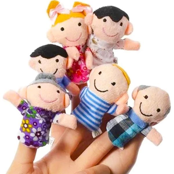 Set Di Marionette Da Dito Per Famiglia, Festa Per Bambini, Gioco Di Ruolo, Teatro Delle Marionette, Regalo Per Bambini, Bambino 22391-image