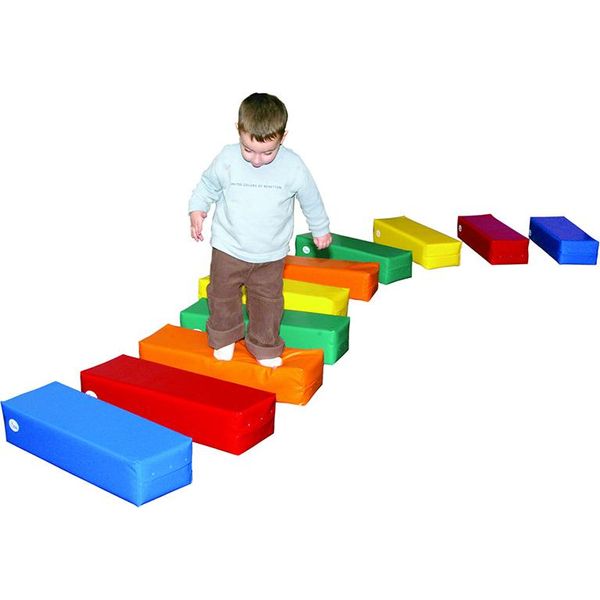 Sumo Didactic - Morbido Set Di Costruzioni Per Bambini Dai 3 Ai 6 Anni - Gioco Di Abilità Motorie In 5 Pezzi Per La Scuola Materna E La Casa | Igienico, Robusto E Lavabile | Promuove Il Movimento E La Coordinazione-image