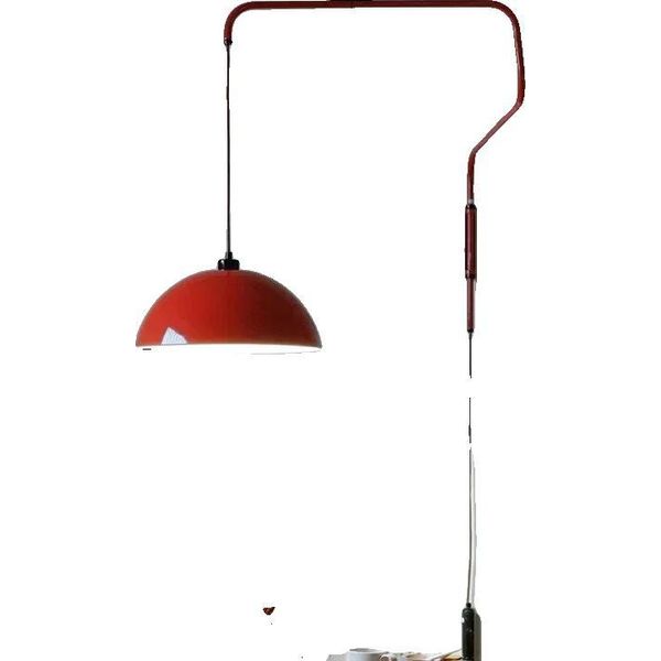 Lampada Da Parete, Design Moderno, Applicazione Versatile, Luce Rossa E Bianca, Spina Ue-image