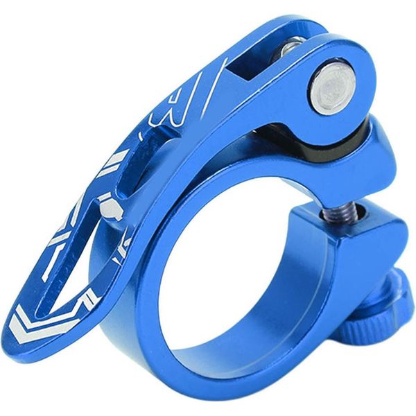 Bolany Mtb Bike Sesspost Morsetto A Sgancio Rapido Alluminio Lega Bike Mount 34,9 Mmblue-image