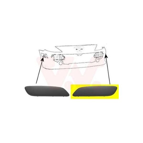 Van Wezel 4041583 Copriparaurti Anteriore Sinistro Per Peugeot 307 Sw (3H) 307 (3A/C) 307 Cc (3B) 307 Break (3E) 307 Sw Furgone/Stazione Wagon (3E, 3H)-image