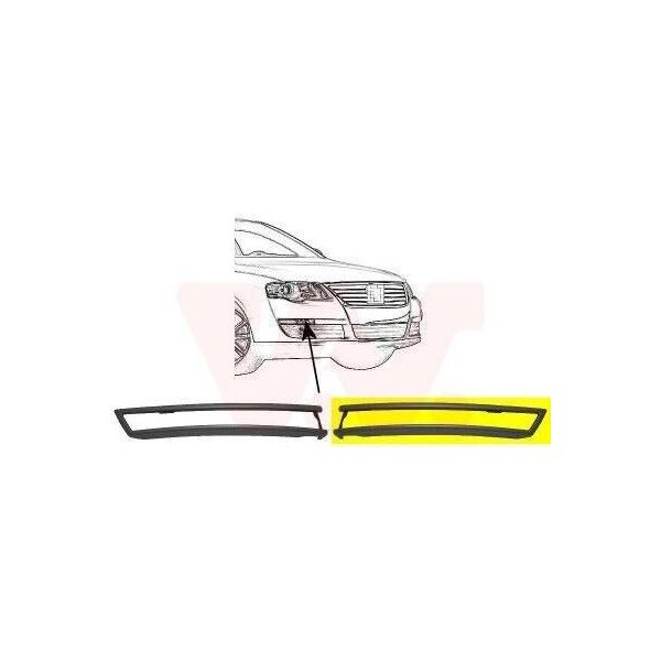 Van Wezel 5839581 - Copertura Oe 3C0807717 Paraurti Anteriore Sinistro Per Passat (3C)-image