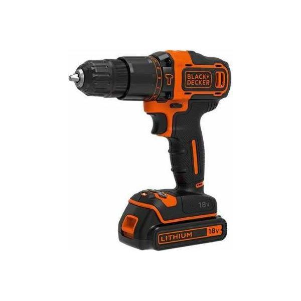 Black & Decker BDCHD18-QW Trapano 1400 Giri/Min Nero, Arancione-image