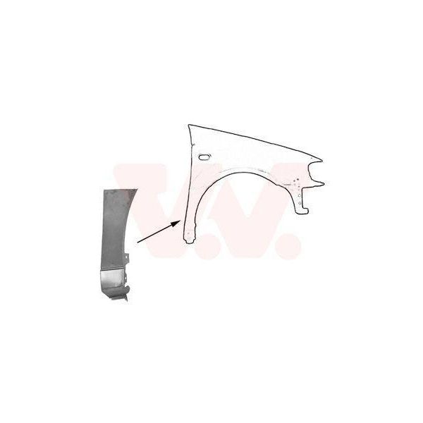 Van Wezel Parafango Anteriore Destro (5824156) Per Vw Polo Van-image