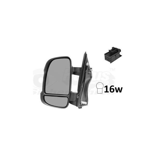 Specchio Esterno Citroen Jumper, Fiat Ducato, Peugeot Boxer 04.06-09.19 Le-image