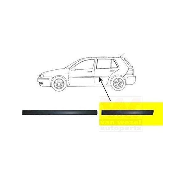 Van Wezel 5888425 - Modanatura Posteriore Sinistra Oe 1J4 853 753 D Per Golf Iv (1J), Bora (1J)-image