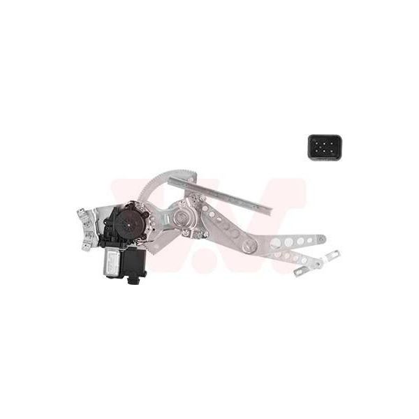 Van Wezel 3792266 Alzacristalli Elettrico Anteriore Destro Per Opel Zafira B (A05)-image