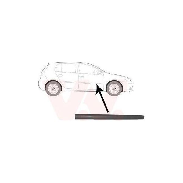 Van Wezel 5894404 - Modanatura Di Primo Equipaggiamento 1K4853516B9B9 Modanatura, Anteriore Destra Per Golf V (1K)-image