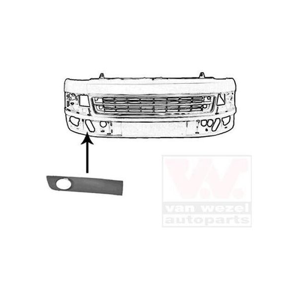 Van Wezel Griglia Paraurti Anteriore Destra (5790494) Per Vw Transporter T5-image
