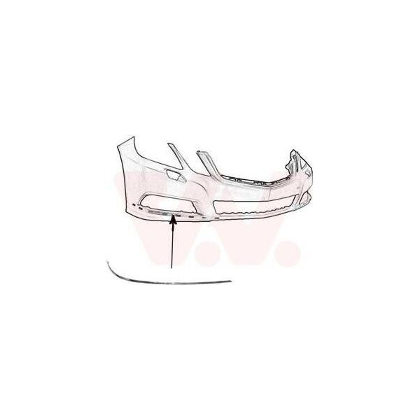 Van Wezel 3044582 - Oe 212 885 0421 Rivestimento, Paraurti Anteriore Destro Per Classe E (S212), Classe E (W212)-image