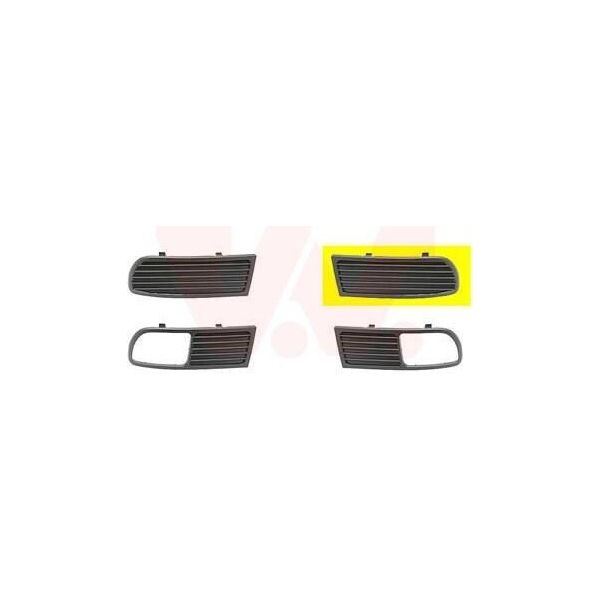 Van Wezel 4913591 - Griglia Di Ventilazione Oe 6K0853665, Sinistra Per Cordoba (6K), Ibiza (6K)-image