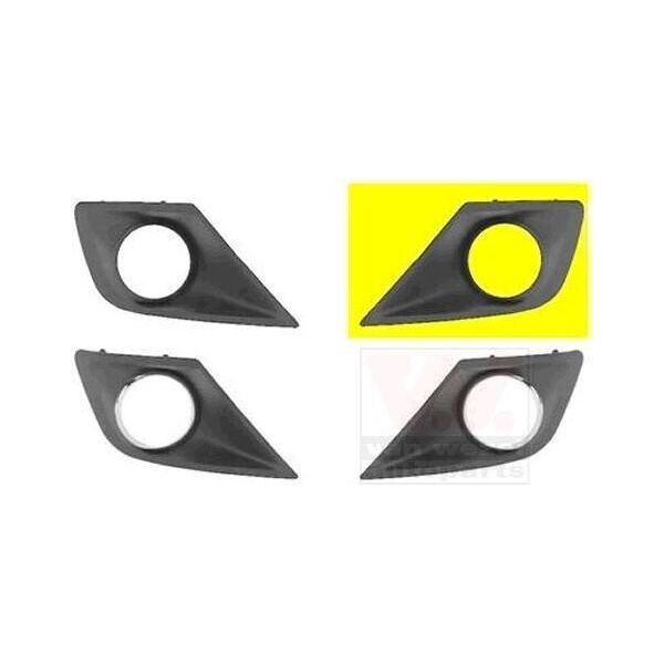 Van Wezel 4033593 - Griglia Di Ventilazione Oe 7452ZY, Sinistra Per 207 (Wa, Wc), 207 Cc (Wd), 207 Sw (Wk)-image