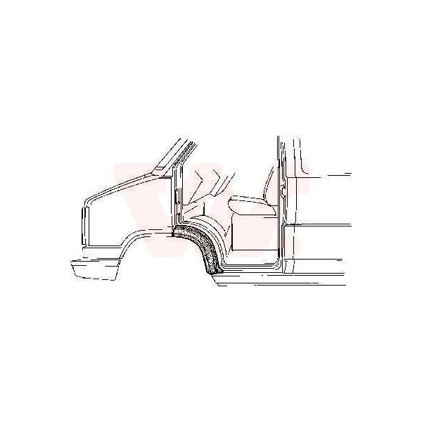 Van Wezel Parafango Anteriore Sinistro Per Fiat Ducato Peugeot J5 Citroen C25 Talento-image