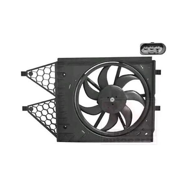 Van Wezel 0301747 - Ventola Radiatore Oe 6R0959455D Per A1 (8X), Ibiza (6J, 6P), Roomster (5J), Rapid (Nh), Fabia Iii (Nj), Fabia Ii (54), Polo (6C, 6R)-image