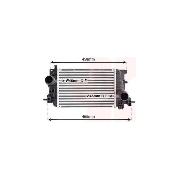 Van Wezel 37004592 Intercooler Intercooler Per Opel Meriva B (S10) Turbo Intercooler-image