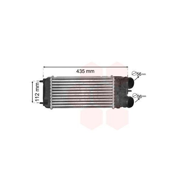 Van Wezel 40004353 Intercooler Llk Adatto Per Peugeot 207 (Wa, Wc) Turbo Intercooler-image