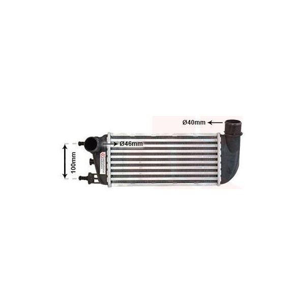 Van Wezel 17004352 - Intercooler Oe 51787495 Per 500 (312), Ka (RU8)-image
