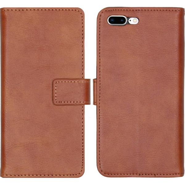 Imoshion Custodia Per Cellulare Per Apple Iphone 8 Plus/Apple Iphone 7 Plus - Custodia A Libro Flip - Marrone-image