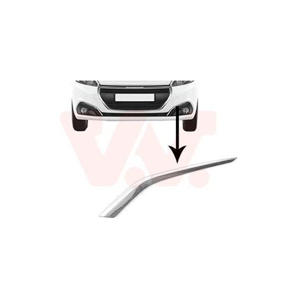 Van Wezel 4035581 Copriparaurti Anteriore Sinistro Adatto A Peugeot 208 I Hatchback (Ca, Cc) 208 Panel Van (Cr)-image