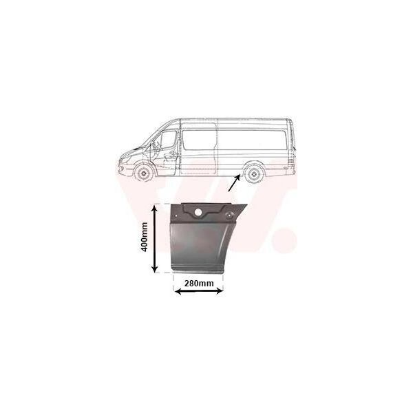 Van Wezel 3077141 - Passaruota Posteriore Sinistro Per Sprinter (W906), Crafter (2E)-image