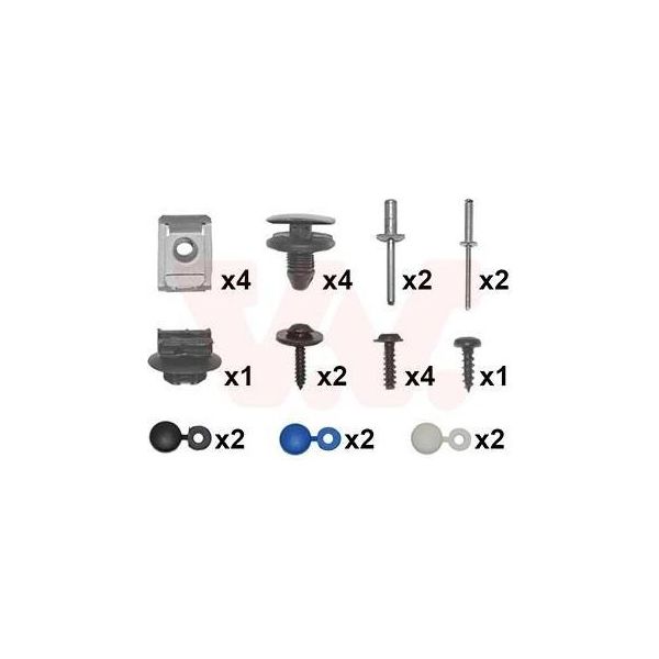 Van Wezel Kit Di Montaggio Paraurti Kit Di Montaggio 4035794 Anteriore Adatto Per Peugeot 208 I Hatchback (Ca, Cc)-image